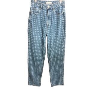 Pacsun Blue Jeans 90s Boyfriend 26 Medium Wash Stretch Casual Summer